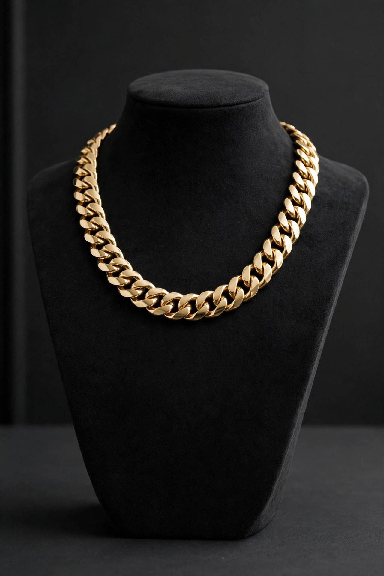 Gold Cuban Link Chain Necklace