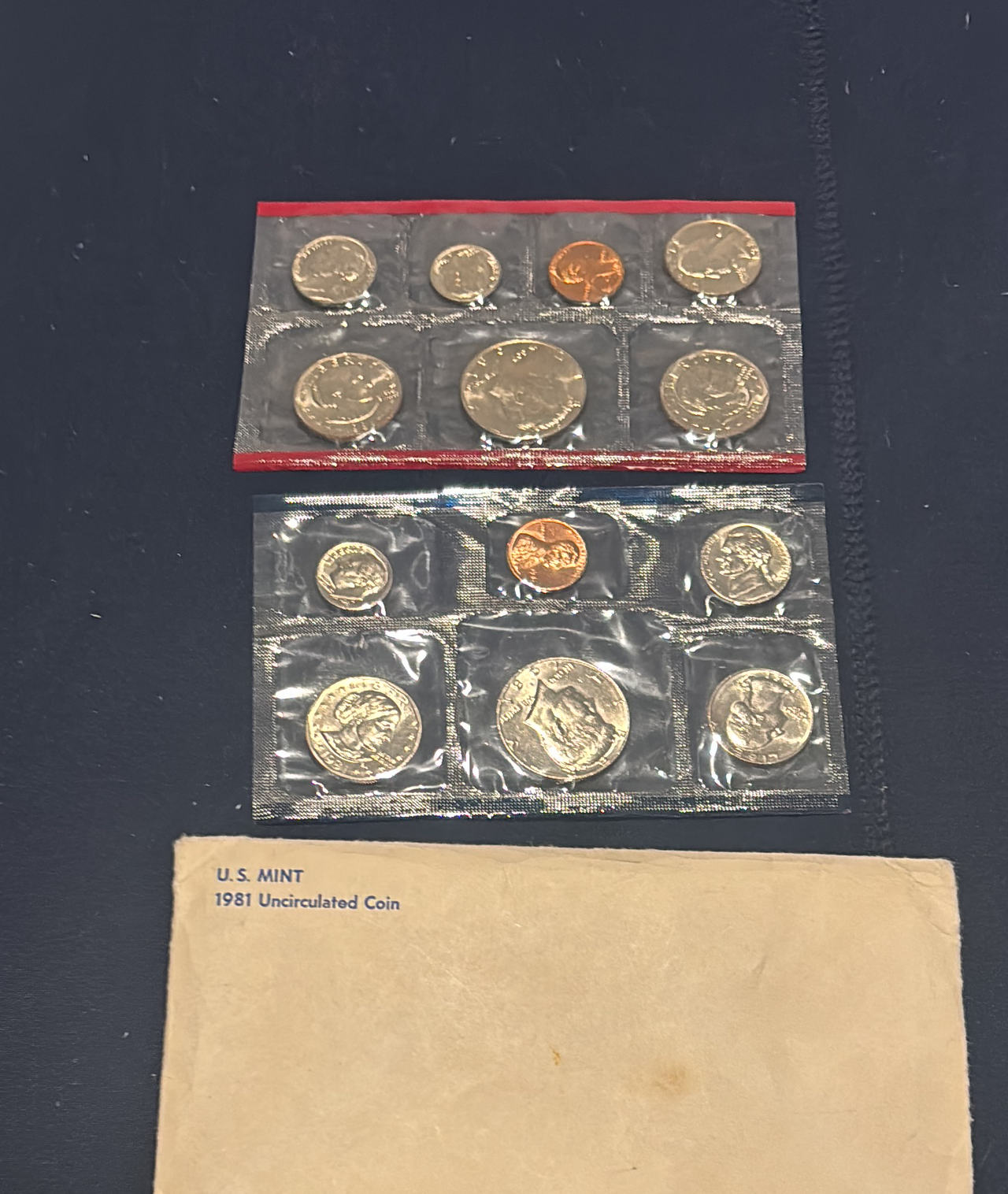 1981 United States Mint Uncirculated Coin Set