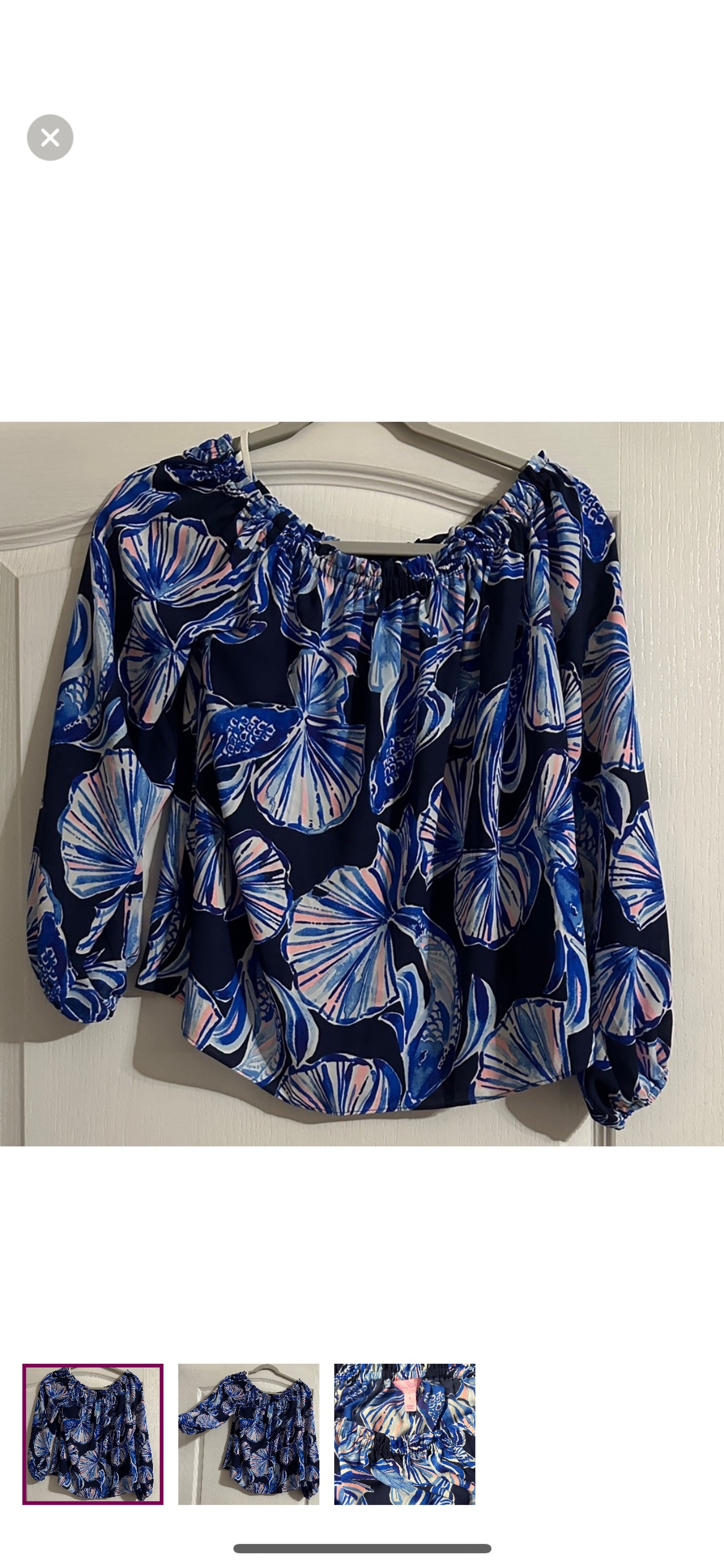 Lilly Pulitzer Off-the-Shoulder Top - Image 3