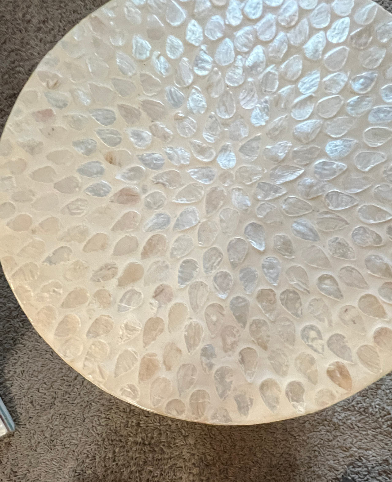 West Elm Capiz Petal Side Table