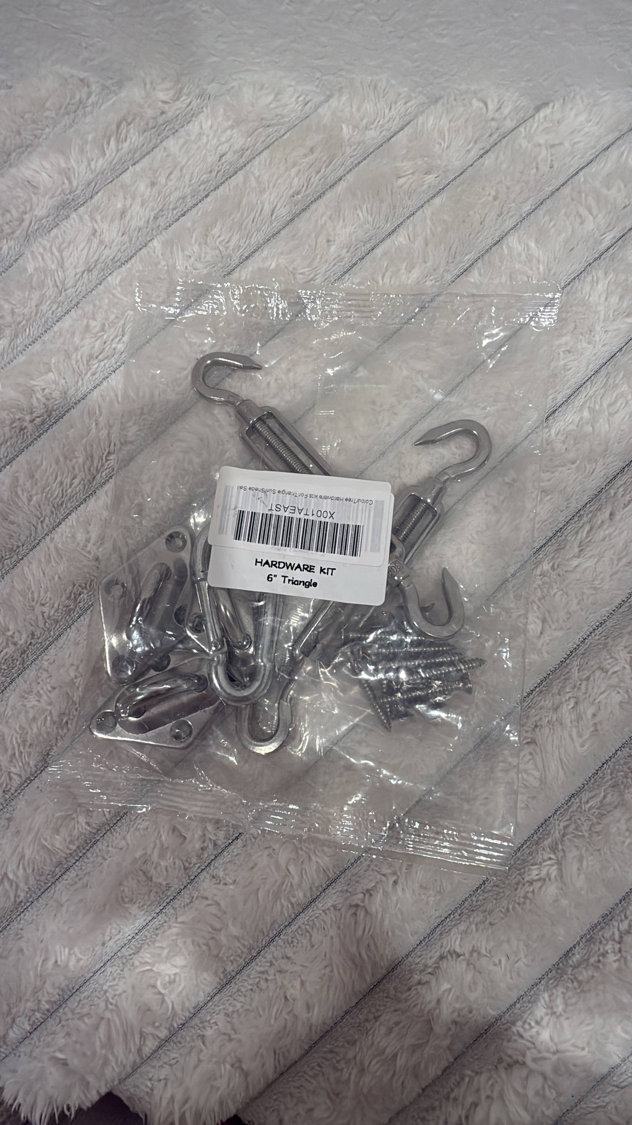 6 Foot Triangle Hardware Kit