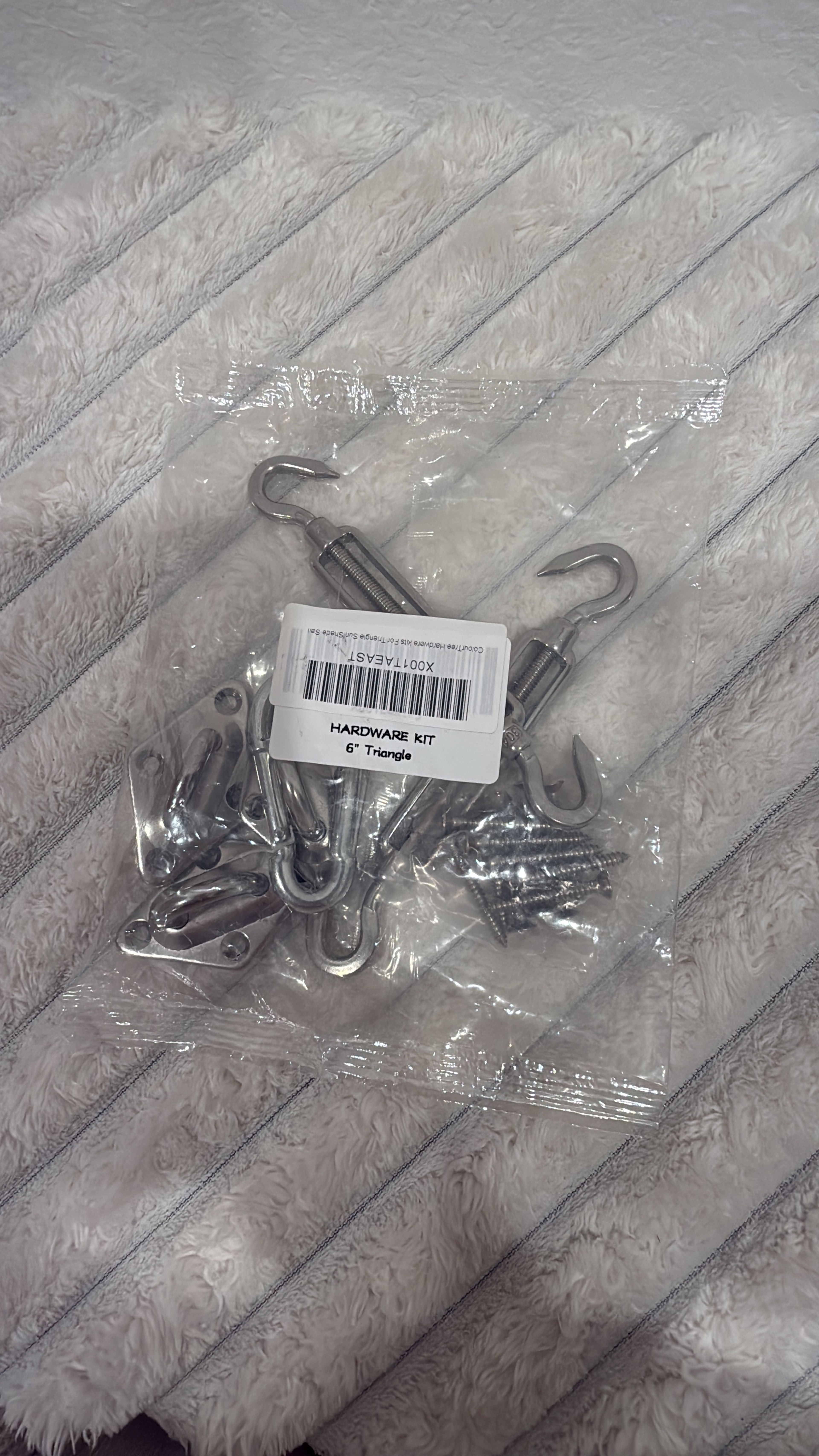 6 Foot Triangle Hardware Kit