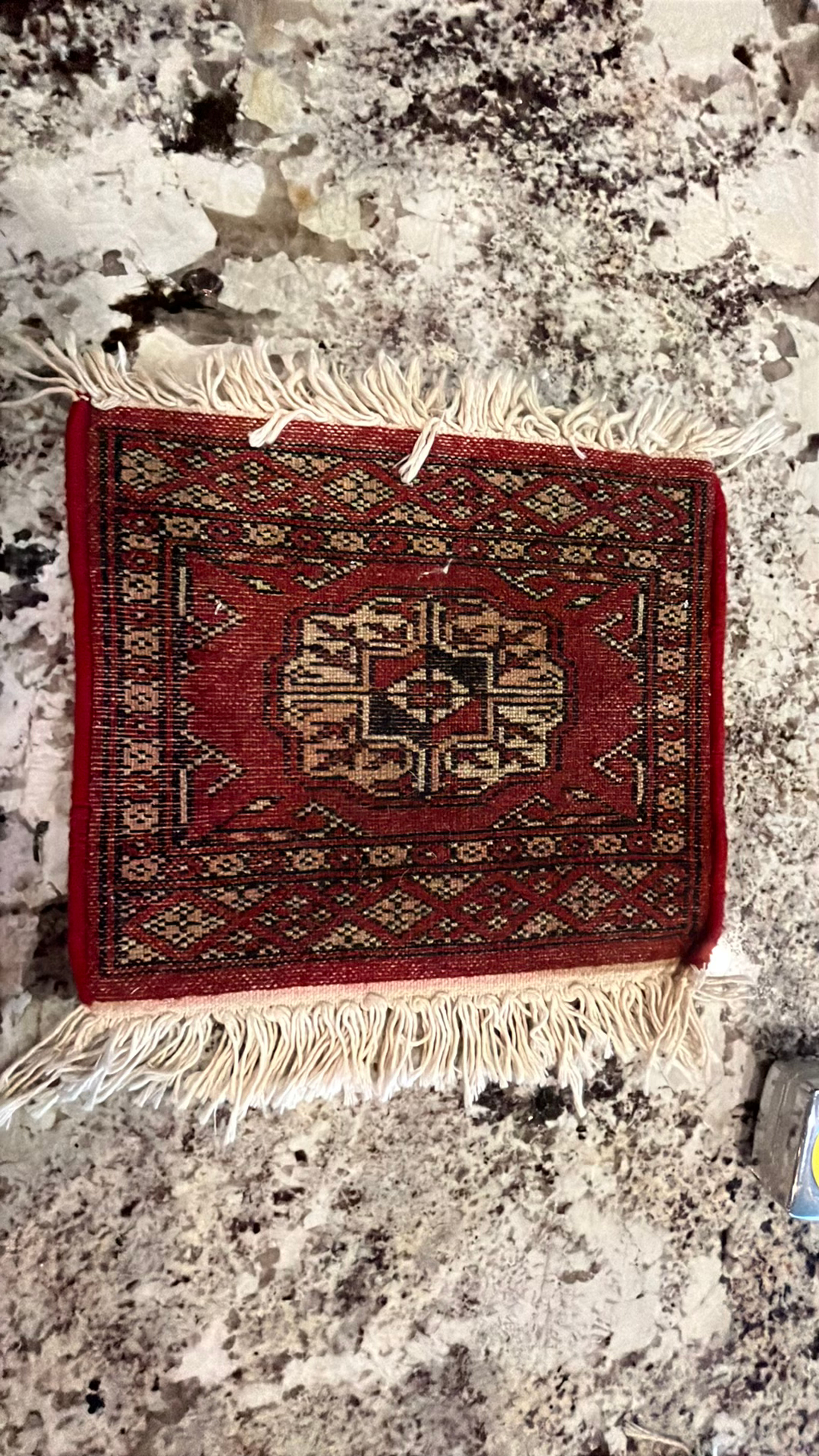 Handmade Miniature Pakistani Rug - Image 3