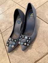 Roger Vivier Blue Flower Strass Buckle Pumps - Image 6