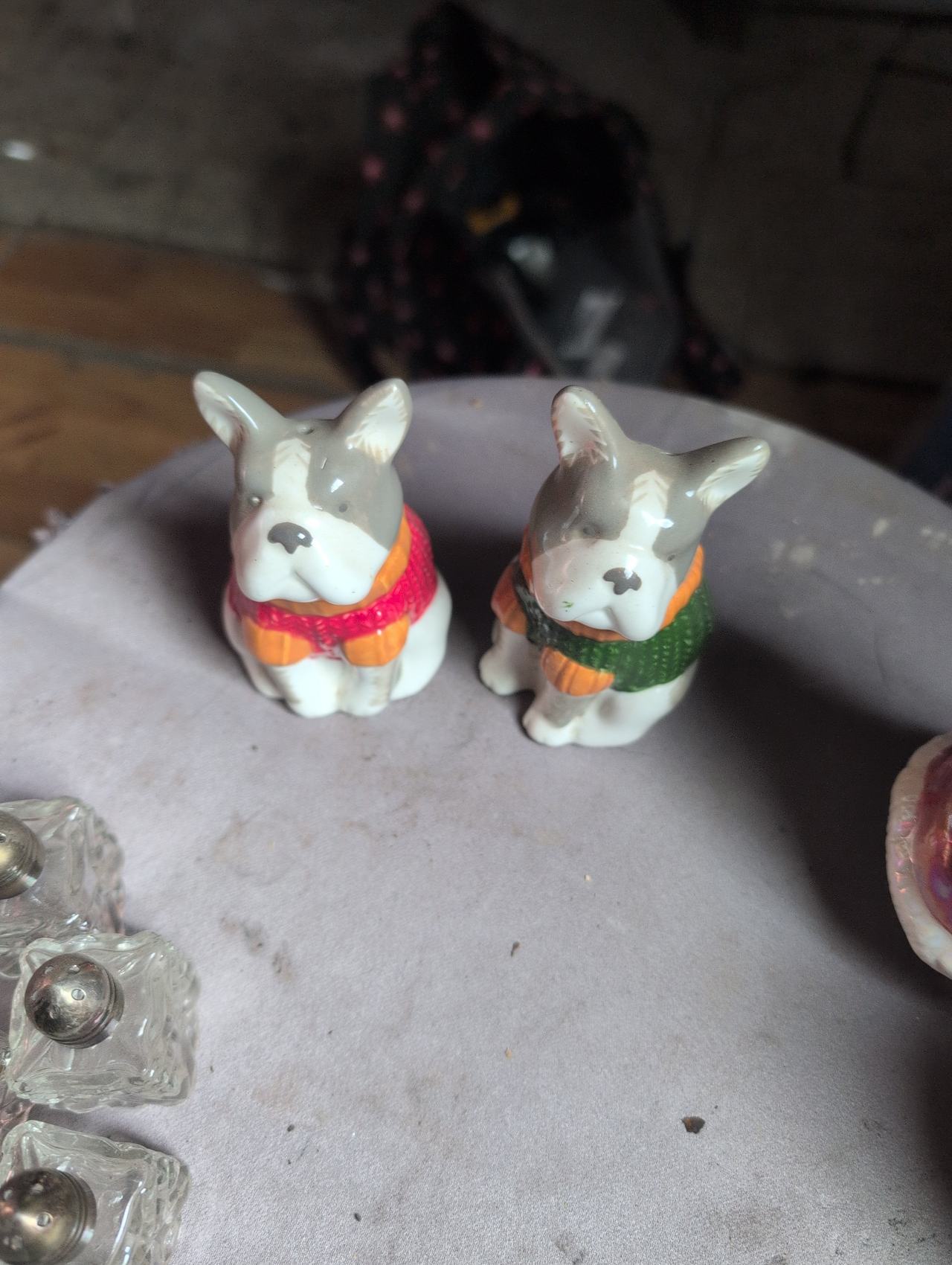 French Bulldog Sweater Salt and Pepper Shakers