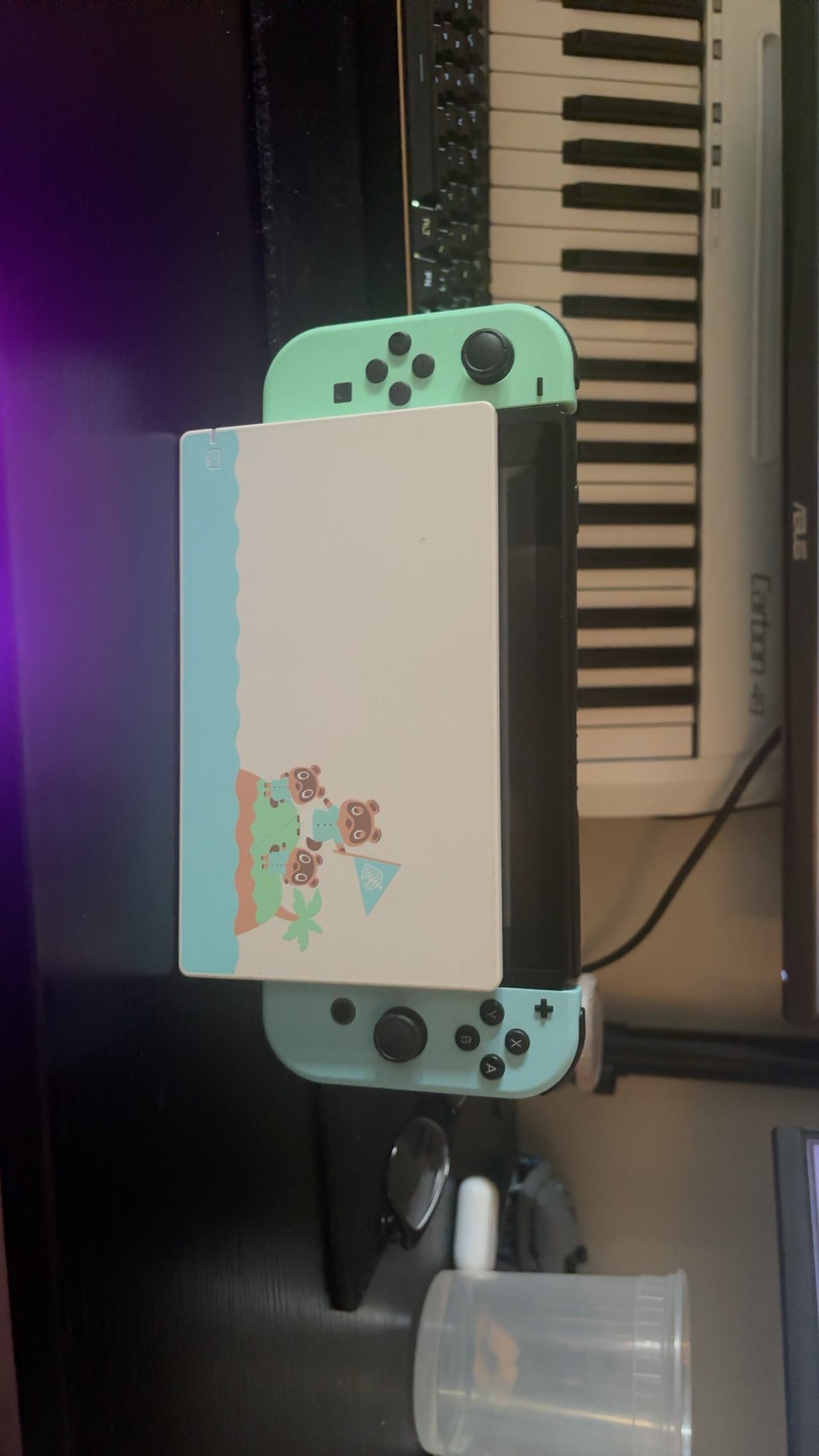 Nintendo Switch Animal Crossing Edition Green/Blue