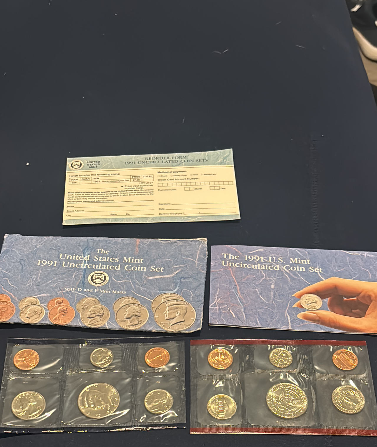 1991 United States Mint Uncirculated Coin Set
