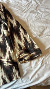 Women's Ikat Print Button-Up Blouse - Image 6