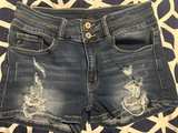 Kancan Distressed Denim Shorts - Image 1