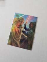 2018 Topps Star Wars Galaxy Warriors of the Force #1 /199 parallel ,refractor - Image 3