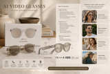 AMB-SI AI Video Glasses Smart Eyewear - Image 1