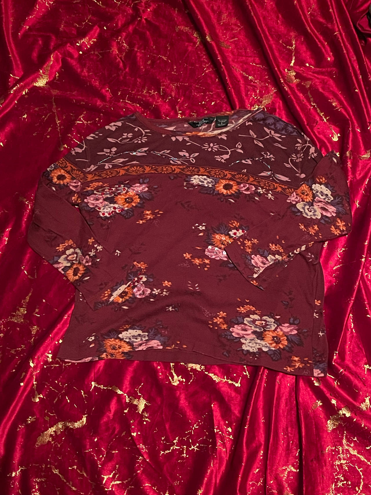 Floral Long Sleeve Top