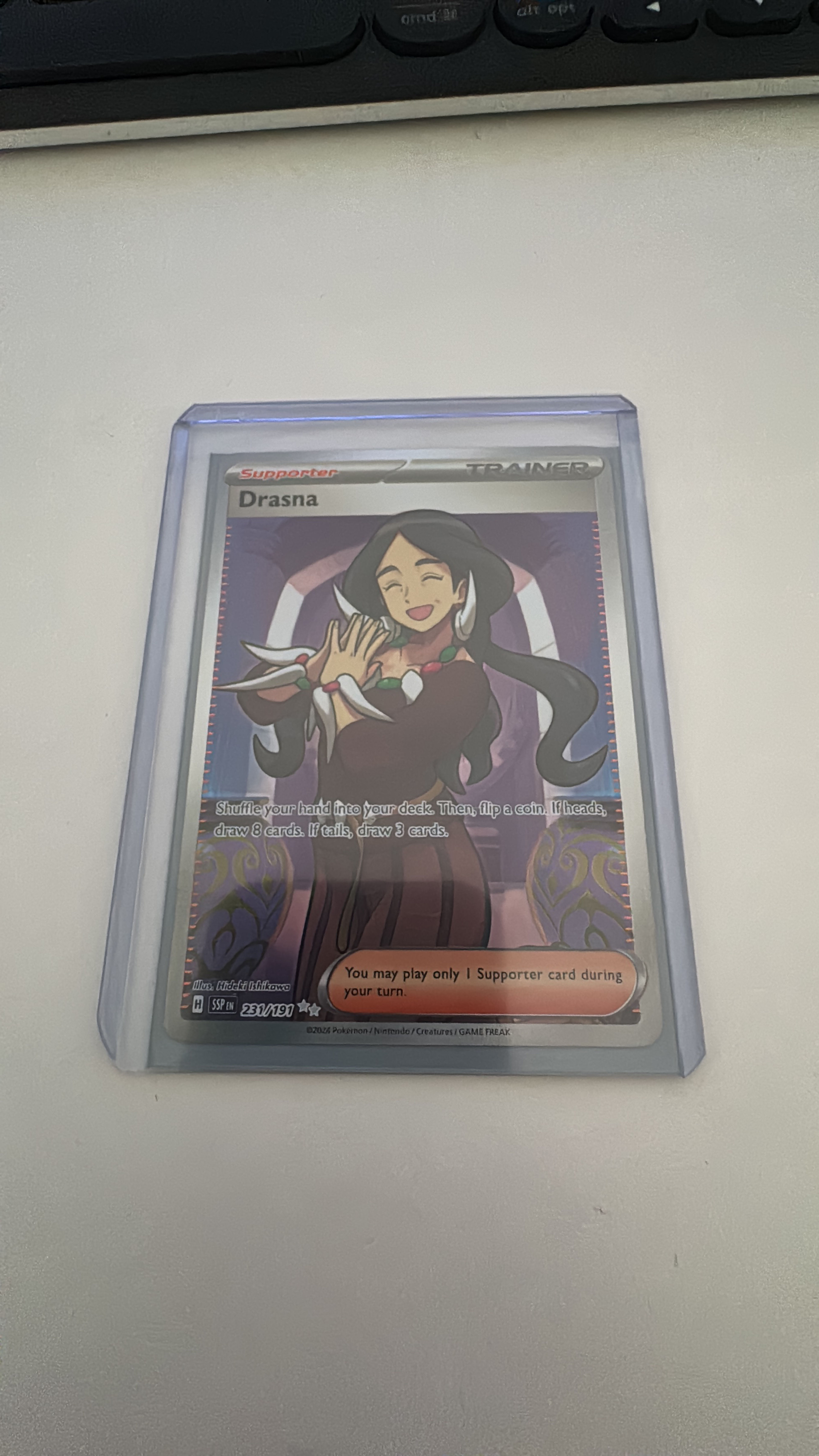 Pokémon TCG Drasna Full Art Trainer Card