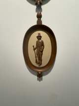 Syroco Pilgrim Wall Plaque Set – Colonial Man & Woman - Image 1