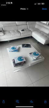 Modern White Square Coffee Table - Image 1