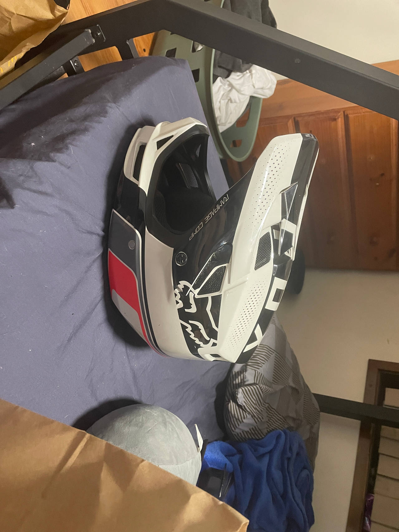 Fox racing rampage comp helmet 
