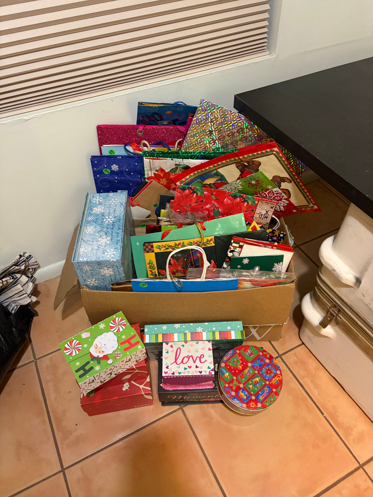 Assorted Gift Bags and Boxes Lot