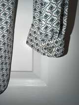 LOFT Block Print Long Sleeve Petite Blouse SMALL S - Image 2