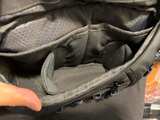 Large Black Oxford Fabric Camera Shoulder Bag - Image 3