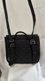 Vera Bradley Black Quilted Convertible Crossbody Backpack - Image 5