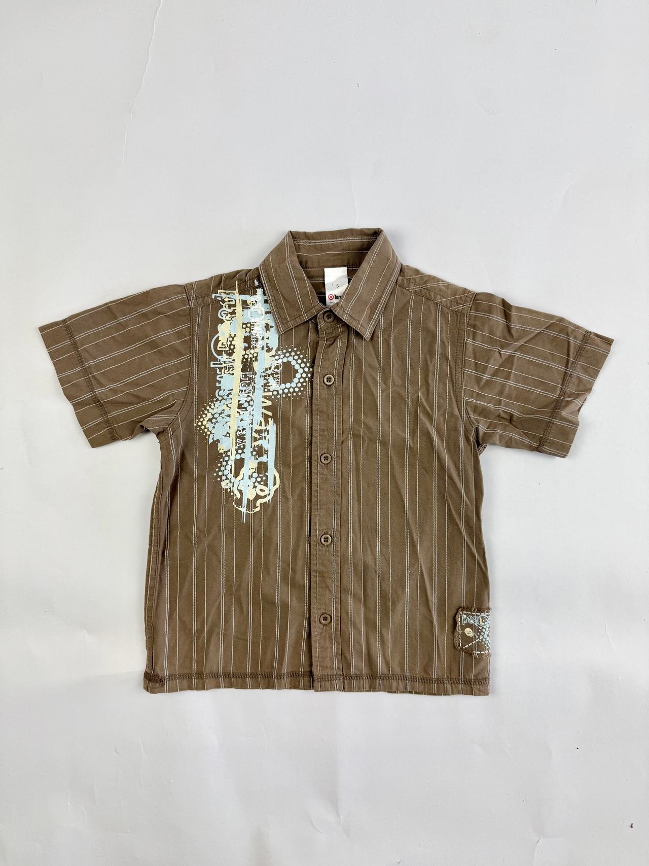 Boys' Short Sleeve Button-Up Shirt