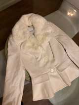 bebe Faux Fur Collar Peplum Jacket - NWT - Image 2