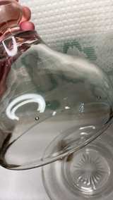 Vintage Glass Cheese Dome and Underplate - Image 7
