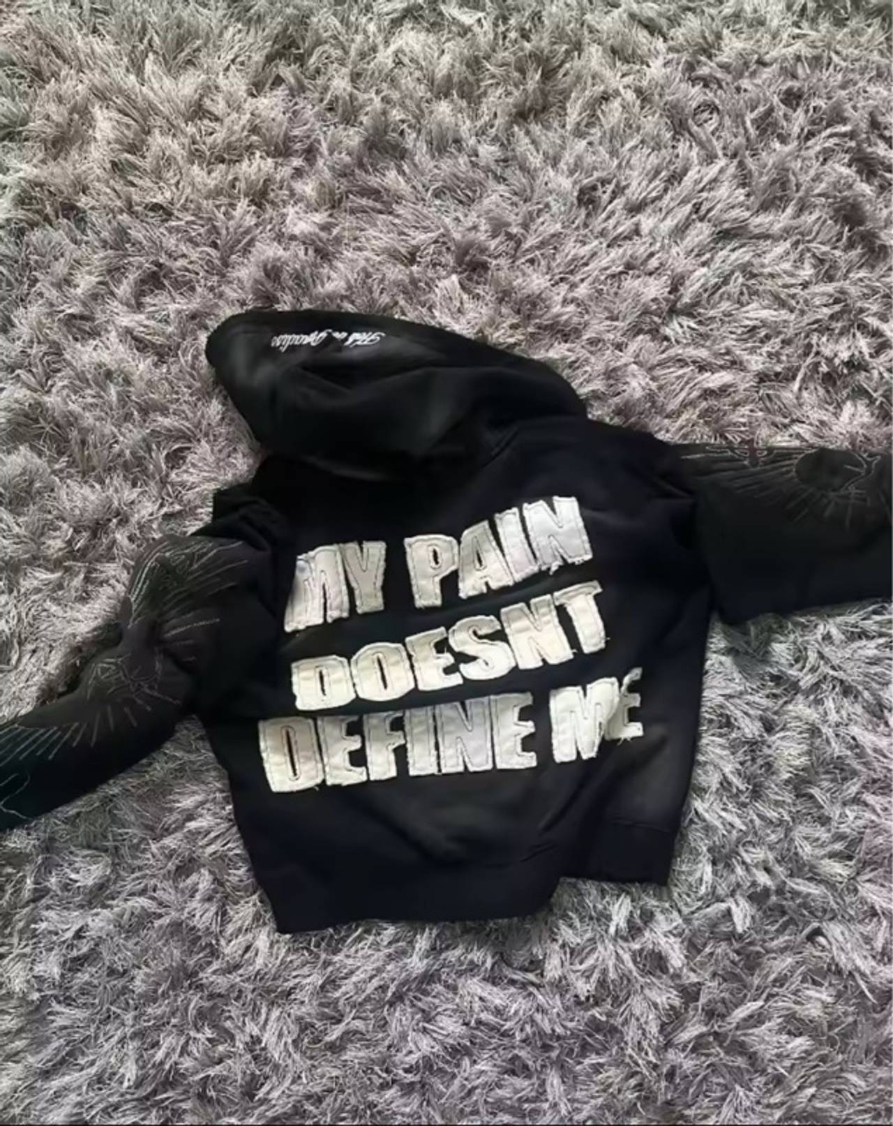 Hell In Paradise Y2K Gothic Zip-Up Hoodie
