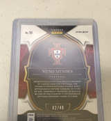 2022-23 Panini Select FIFA Soccer Nuno Mendes Terrace Prizm /49 #50 - Image 1