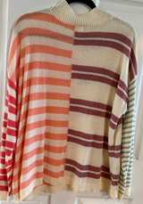 Peach Love California Striped Colorblock Sweater - Image 3