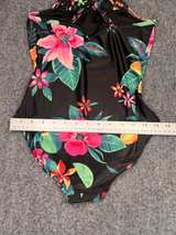 Old navy Tropical Floral High Neck One Piece Swimsuit - Image 5