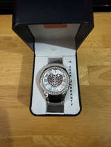 Women’s Heart Design Watch w/ Rhinestones – Gift Ready in Box 💖 - Image 1