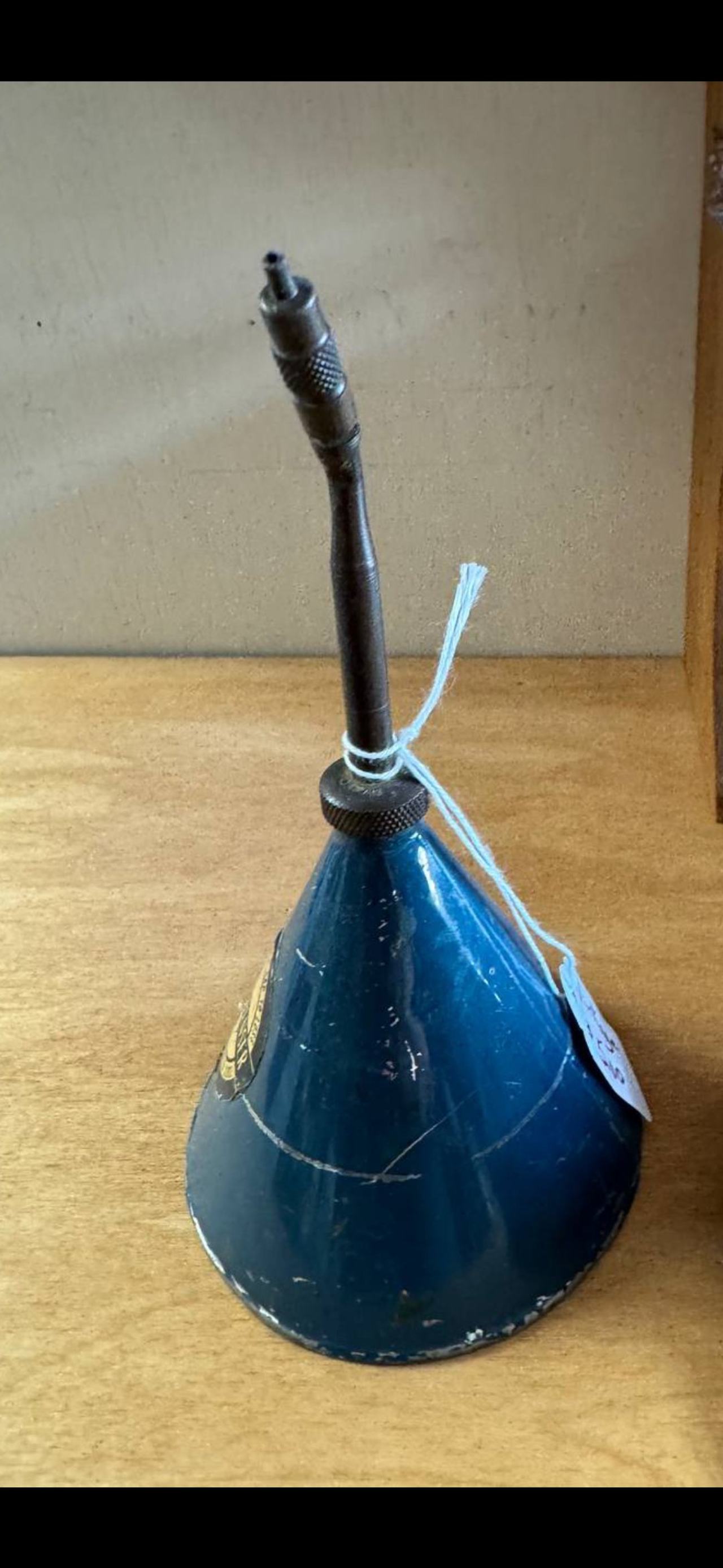 Eagle Vintage Blue Cone Oil Can