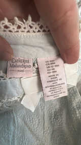 Catherine Malandrino Baby Pale Blue Embroidered Scallop Dress - Image 4