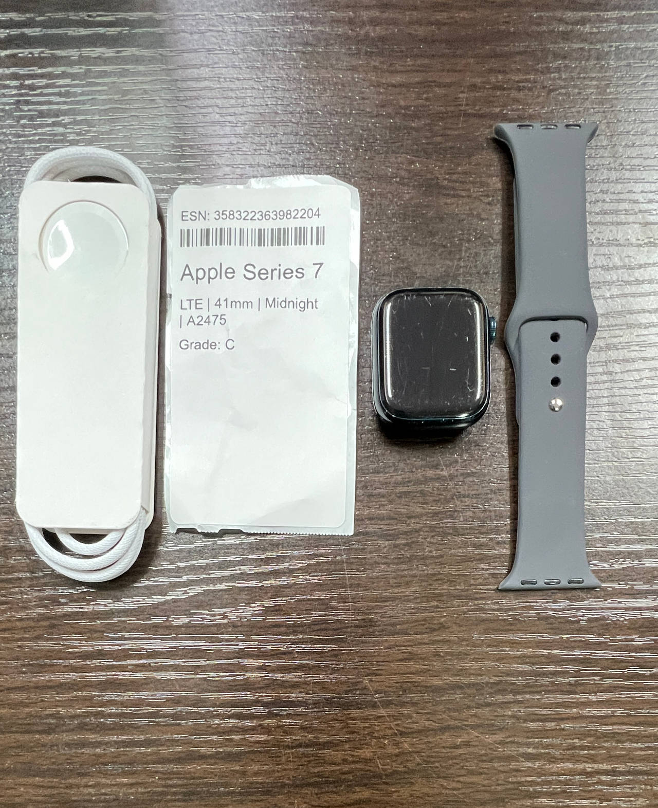 Apple Watch Series 7 41mm LTE Midnight Aluminum Case
