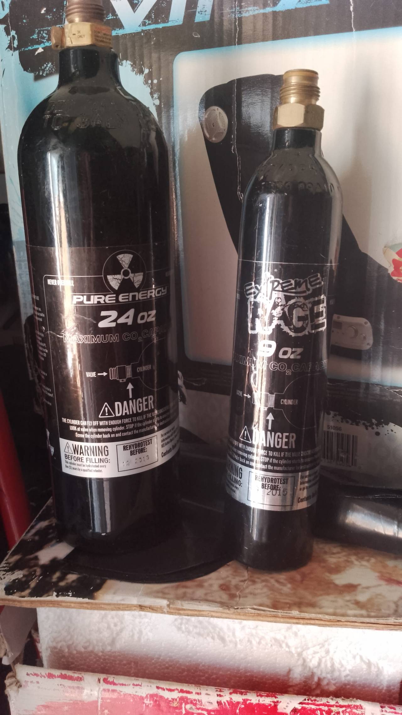 Pure Energy 24oz CO2 Paintball Tank