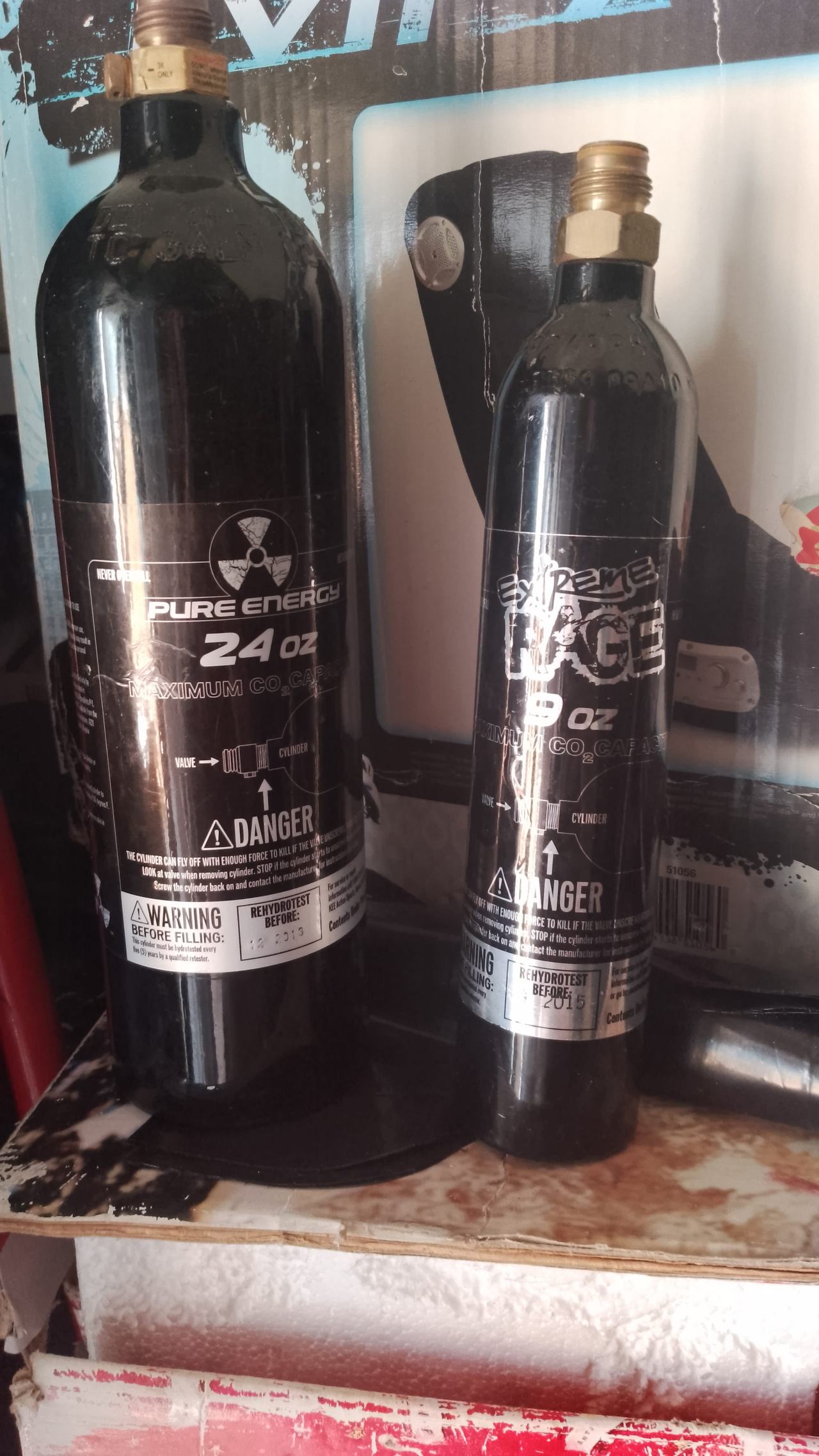 Pure Energy 24oz CO2 Paintball Tank
