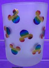 Disney Pride Rainbow Mickey Frosted Glass - Image 2