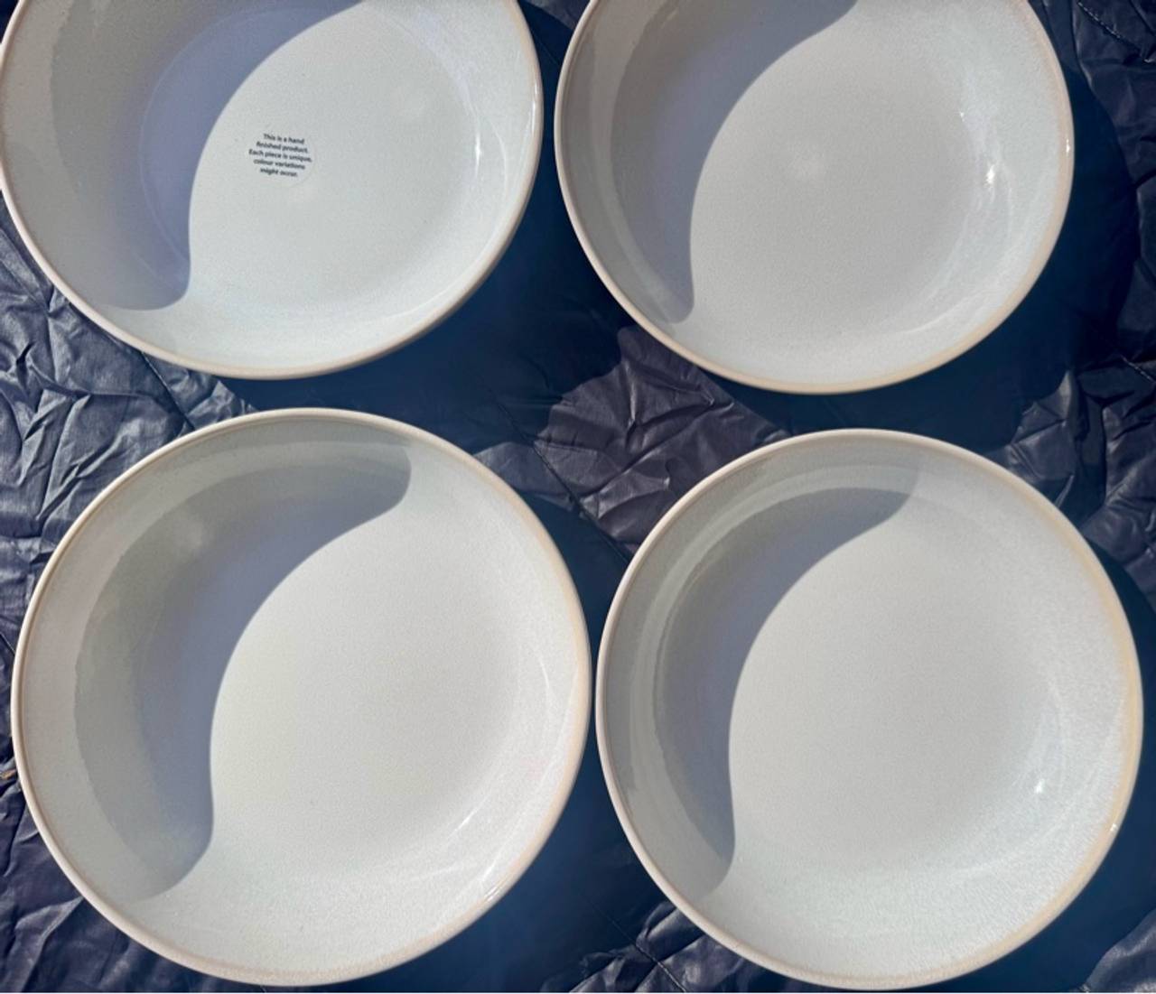 8.5” pasta bowls - set of 4 - New in Box
