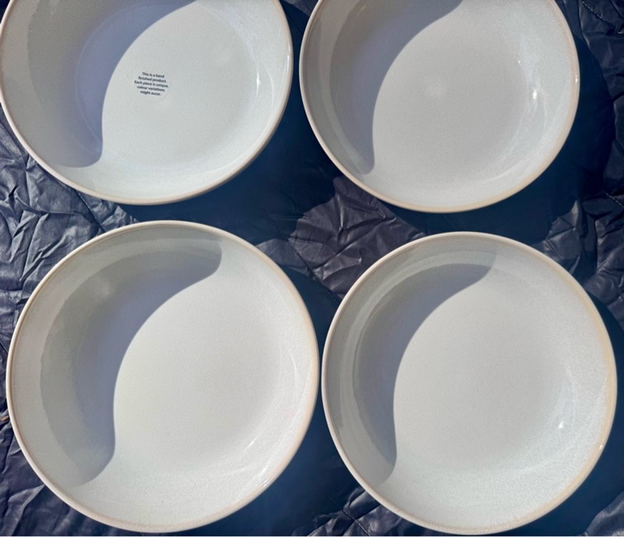 8.5” pasta bowls - set of 4 - New in Box
