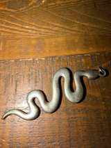 Vintage Style Wavy Snake Pendant Charm - Image 3