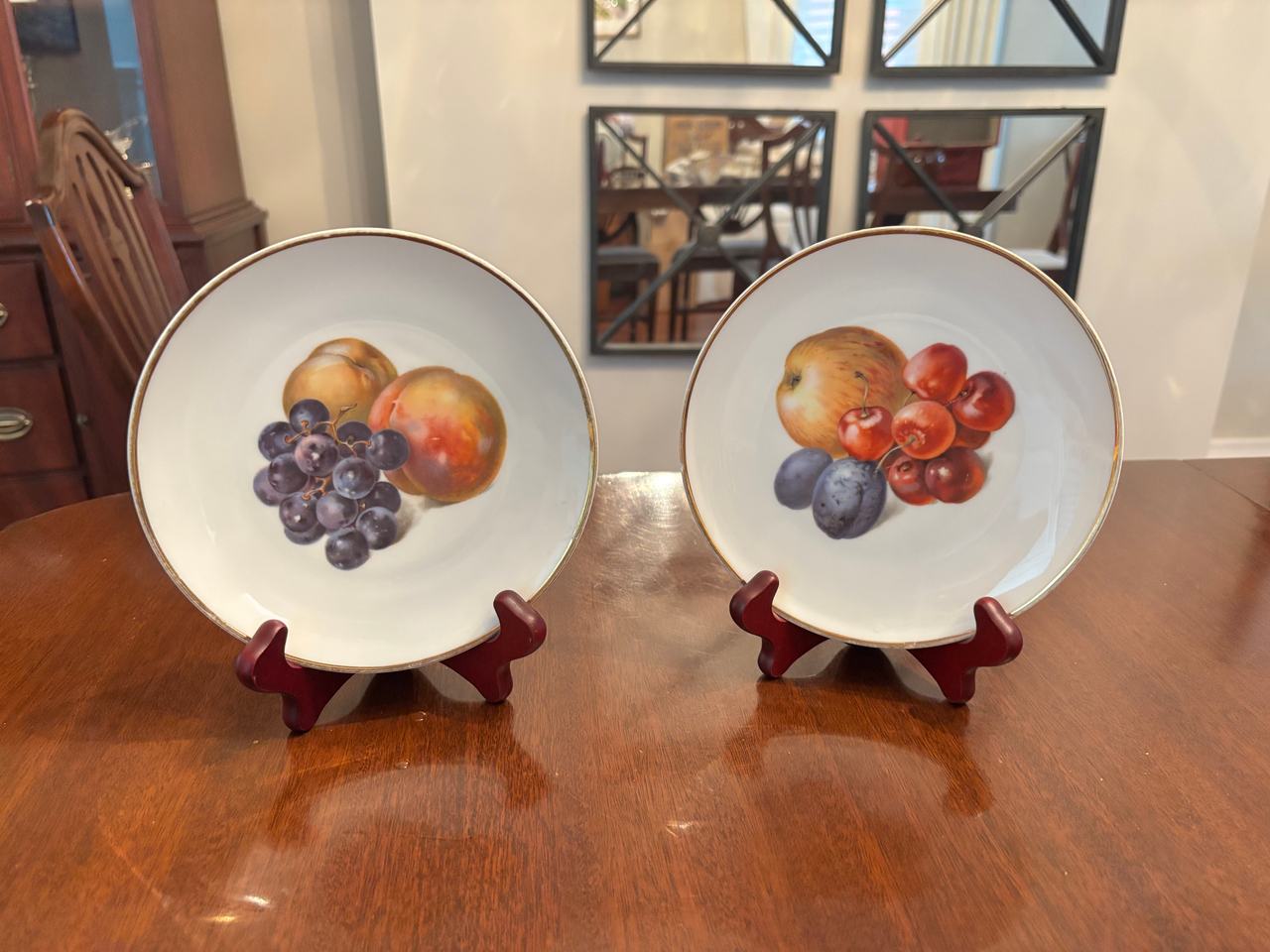 Royal Worcester Evesham Gold Fruit Plates