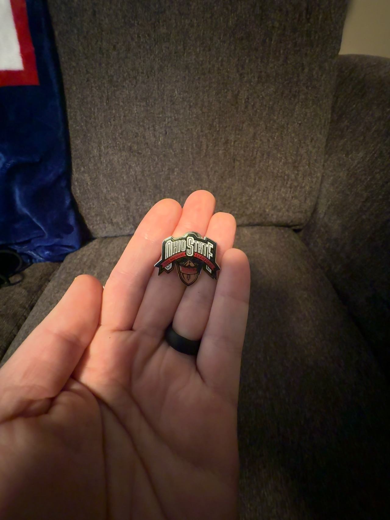Ohio State Buckeyes 2002 National Champions Lapel Pin