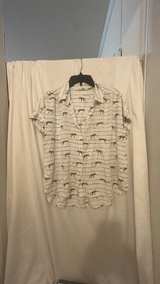 Jane Delancey Leopard Stripe Button Down Shirt - Image 2