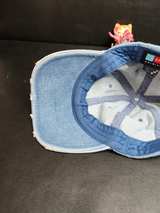 Drink Water & Mind Your Business Distressed Denim Hat - Image 4