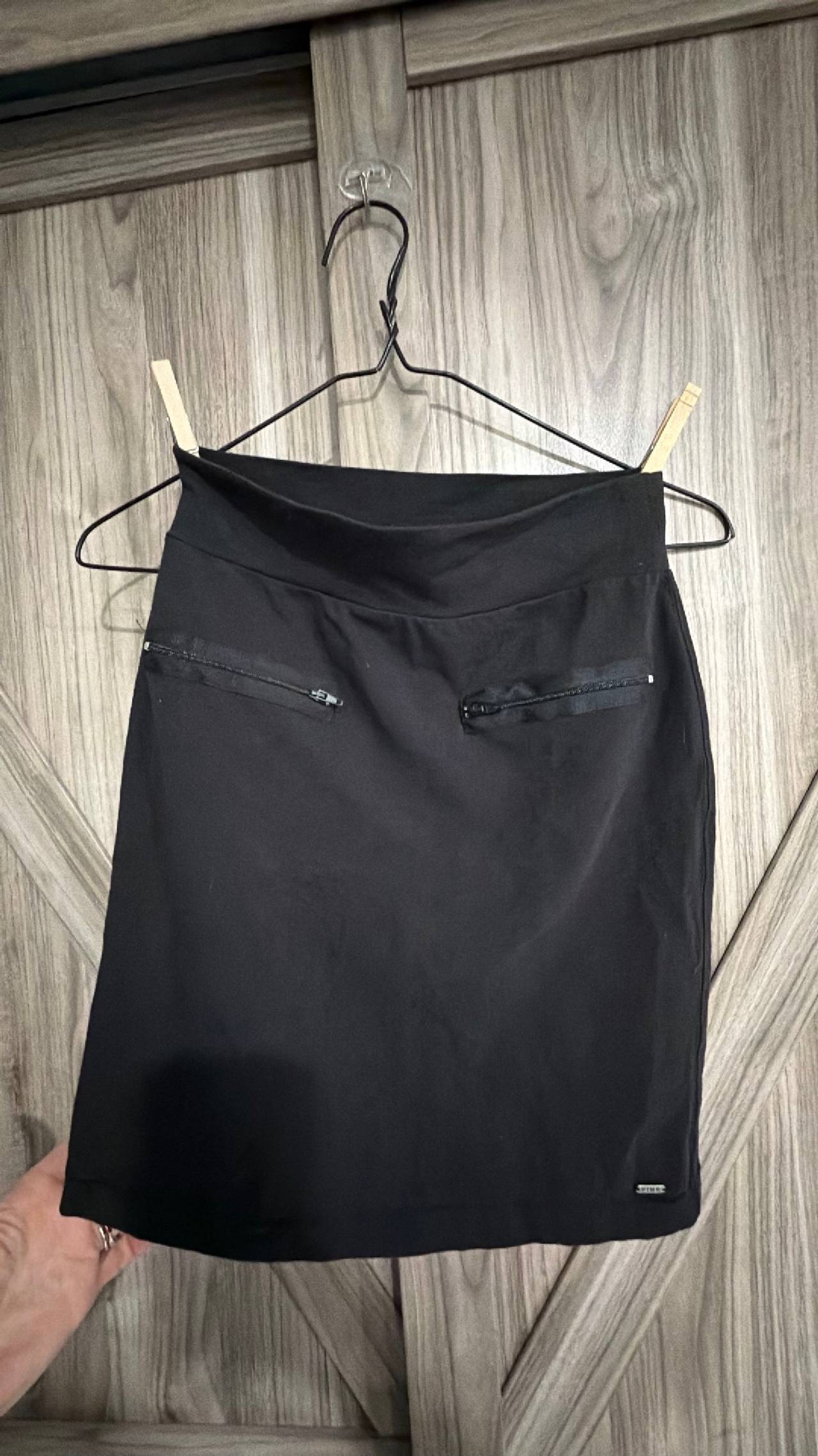 Victoria's Secret PINK Black Zipper Pocket Skirt Small