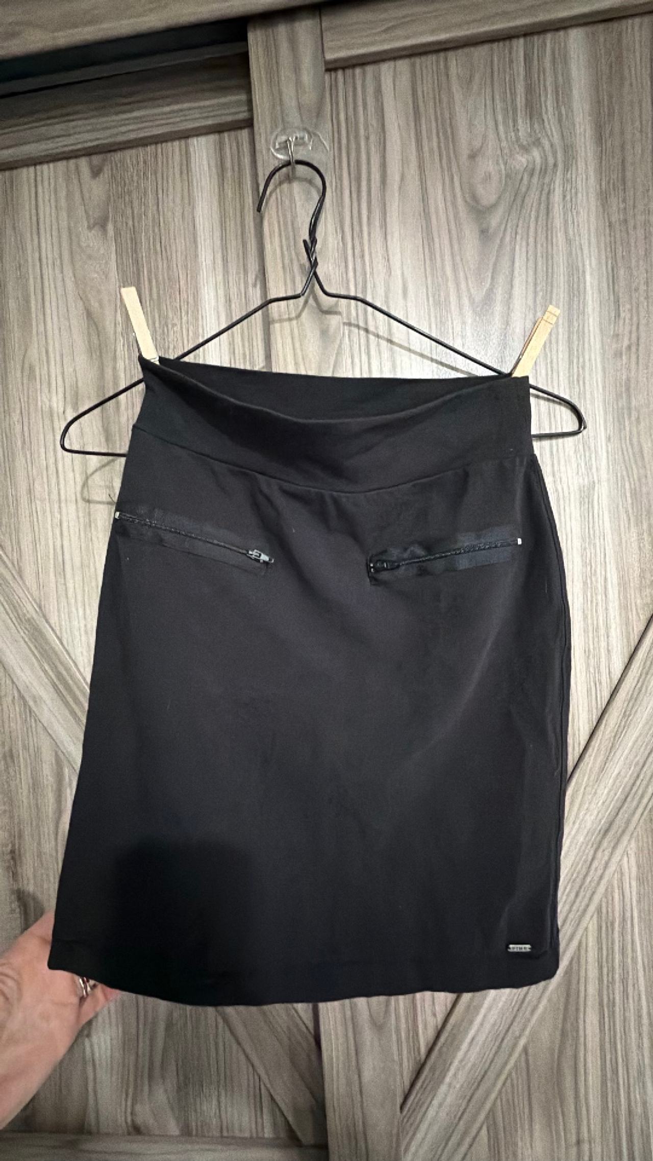 Victoria's Secret PINK Black Zipper Pocket Skirt Small