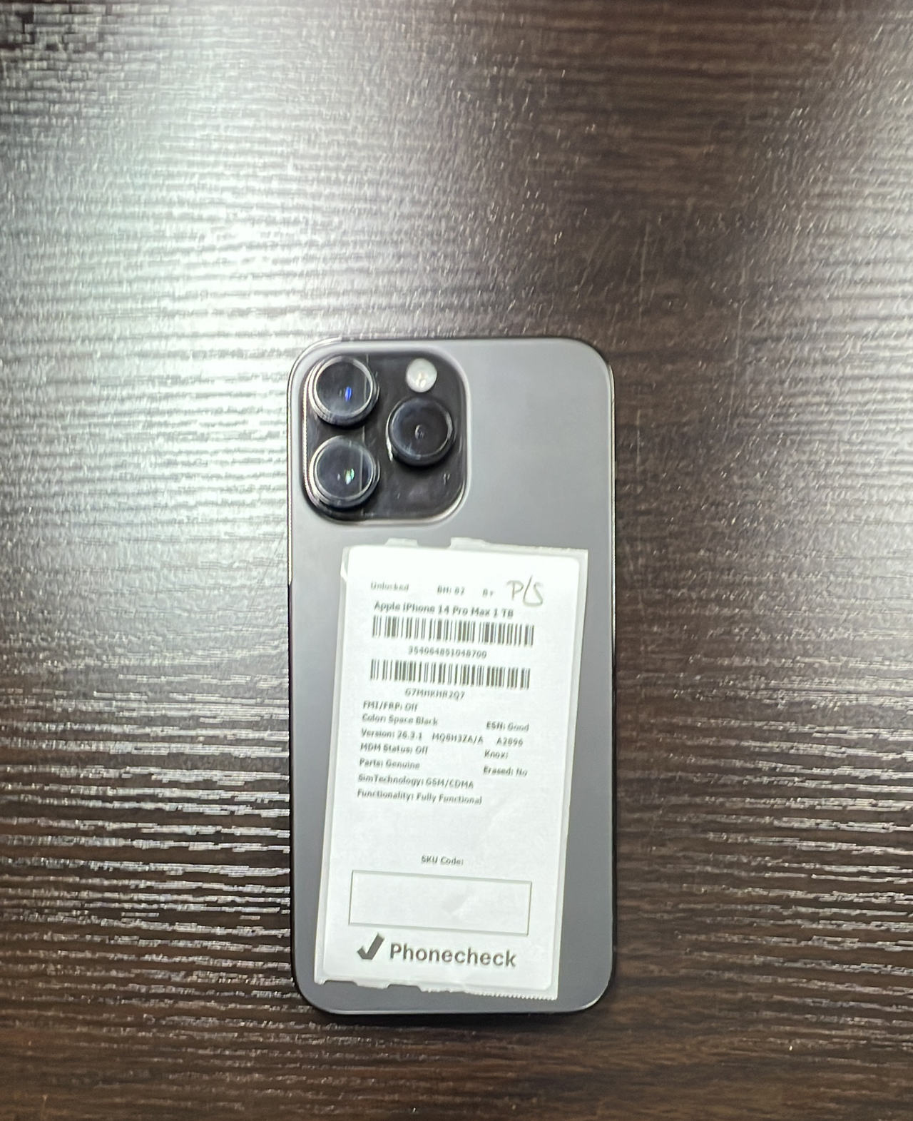 Apple iPhone 14 Pro Max 1TB Space Black - Physical Sim
