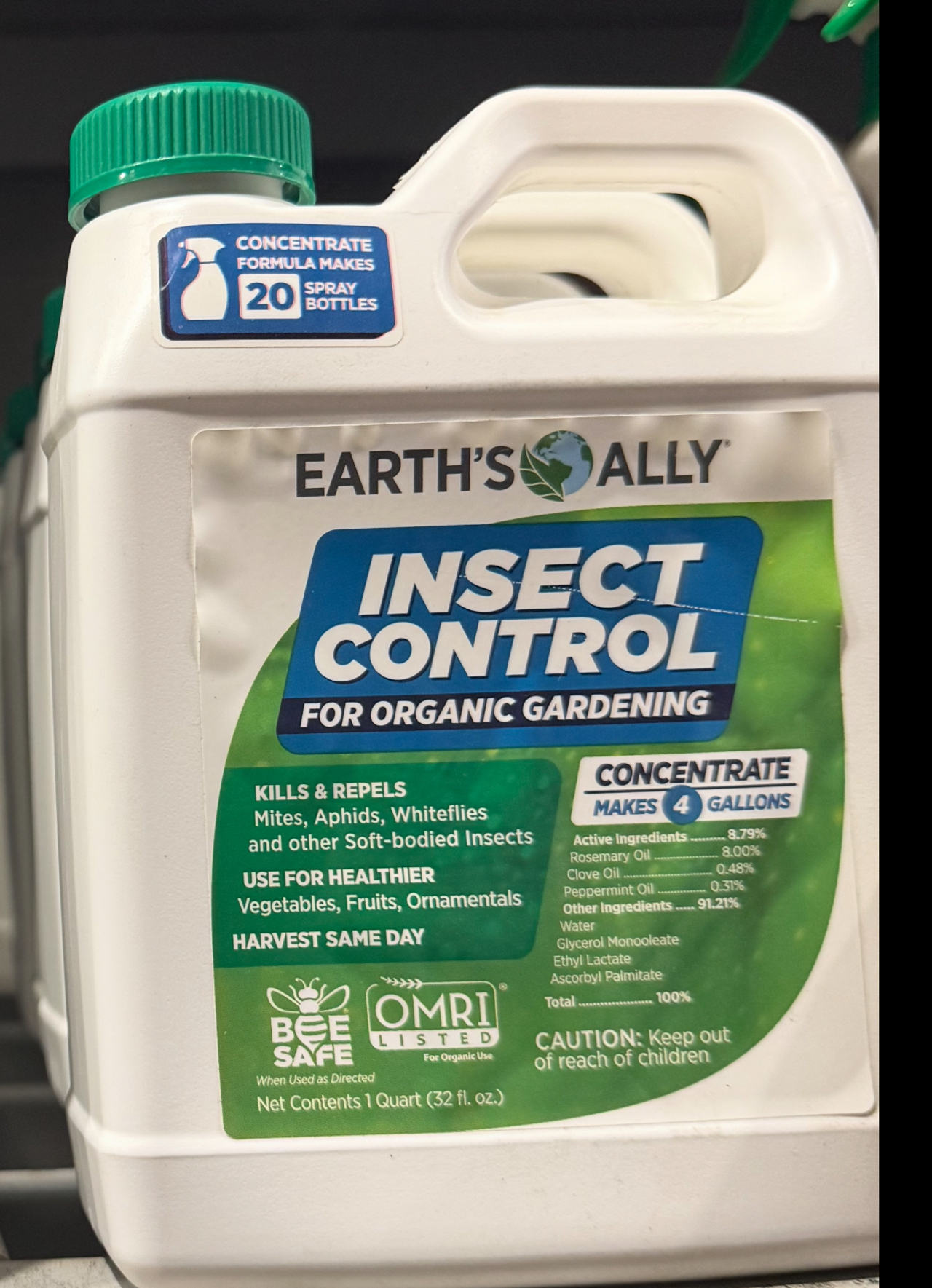 Earth's Ally Insect Control for Organic Gardening
