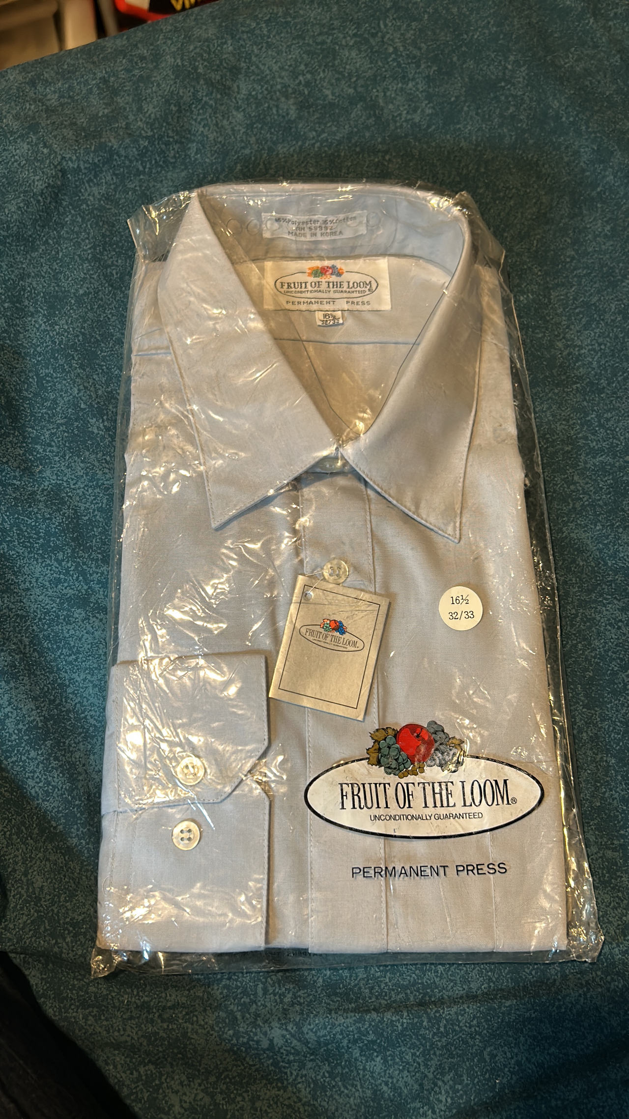Fruit of the Loom Vintage Permanent Press Dress Shirt